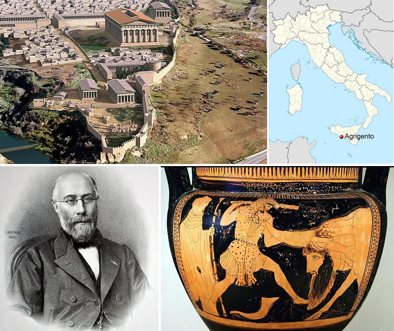 Akràgas, Baron Jean de Witte and the crater