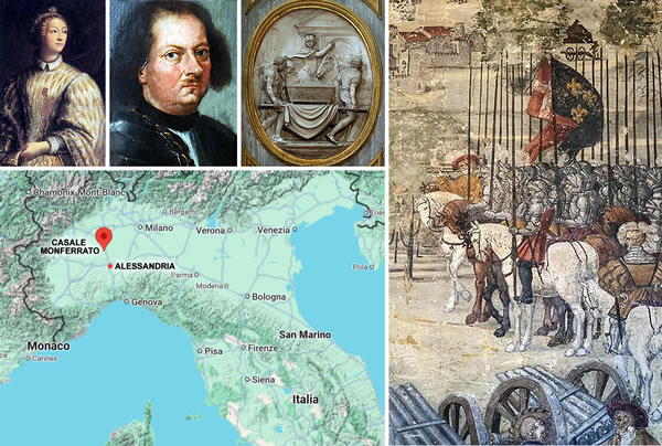 Caterina Visconti and Bonifacio Cane (Facino Cane)
