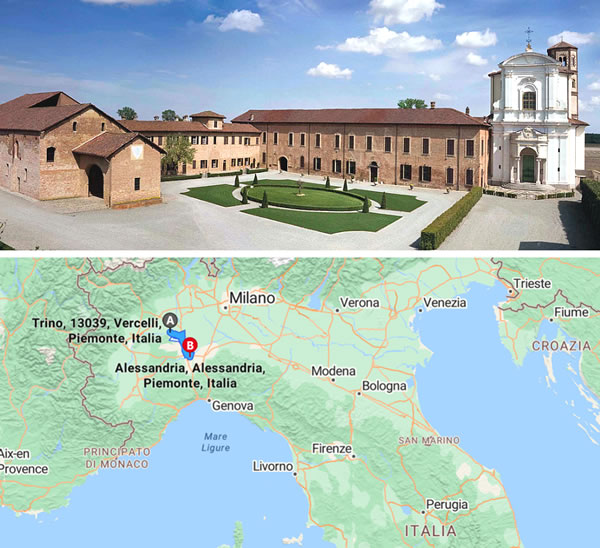 Cistercian Abbey of Santa Maria di Lucedio, Trino (Vercelli, Italy)