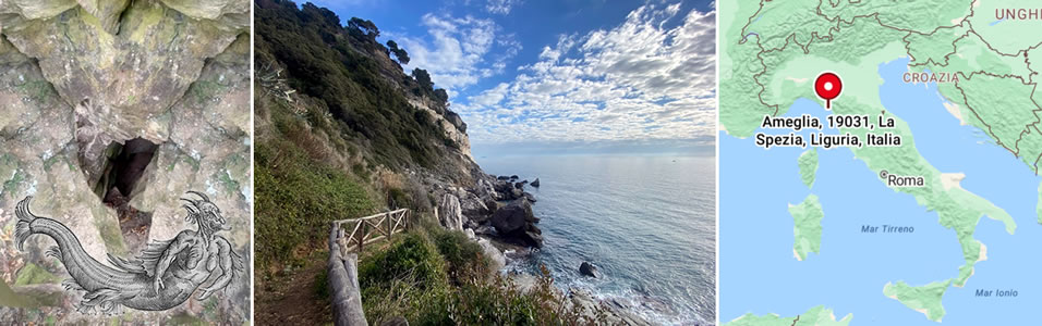 Lair of the Serpent, Punta Bianca, Ameglia (La Spezia, Italy)