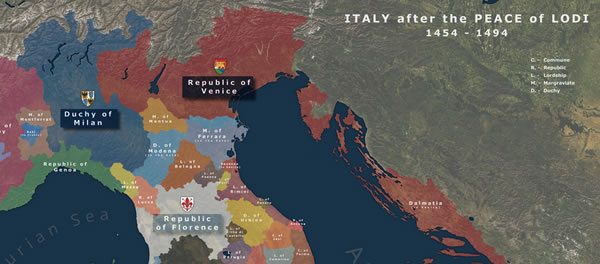 Italy after the Peace of Lodi, 1454-1494