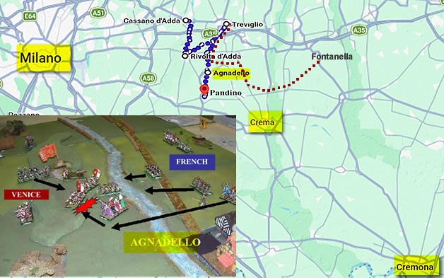 Sites of the Battle of Agnadello