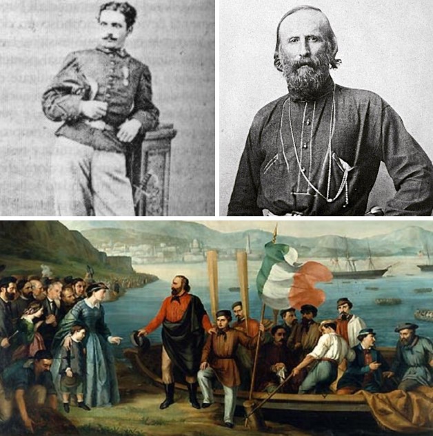 Giuseppe Cesare Abba on year 1861 and Giuseppe Garibaldi (1807-1882)