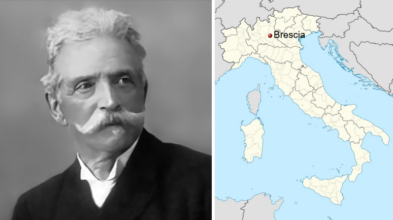 An old Giuseppe Cesare Abba