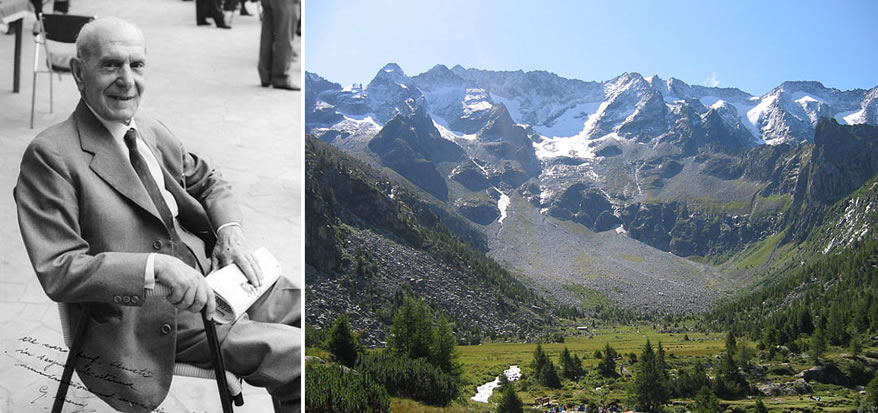 Gualtiero Laeng (1888-1968) - The Val Paghera (Vezza d'Oglio) and the Baitone Mountains