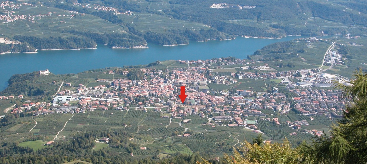 The archaeological site of Campi Neri (black lands) at Cles, Val di Non.
