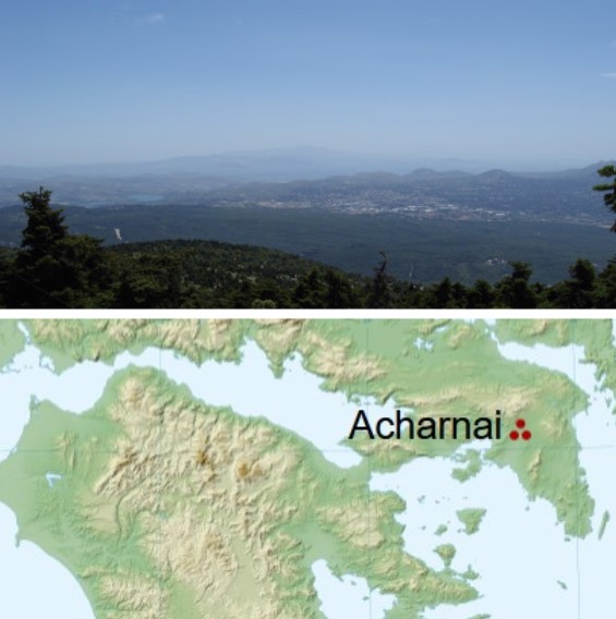Acharnai is located in Peloponnese