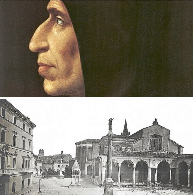 Portrait of Girolamo Savonarola (1498) by Fra Bartolomeo (1472–1517) and the Basilica of San Domenico