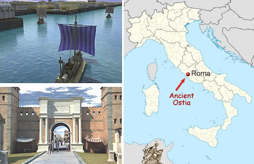 3D reconstruction of ancient Ostia