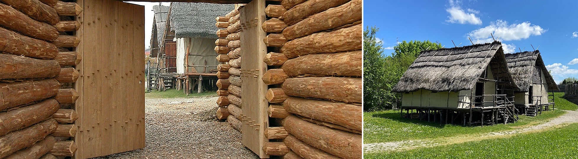 The reconstruction of Terramare Village at Montale