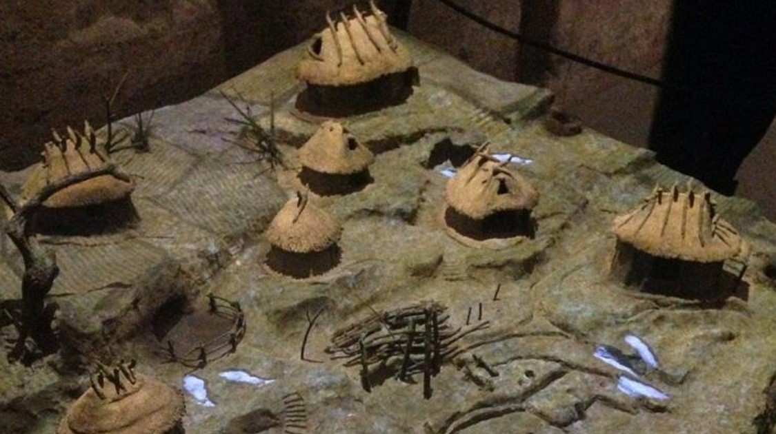 Reconstruction model of the Germalus huts