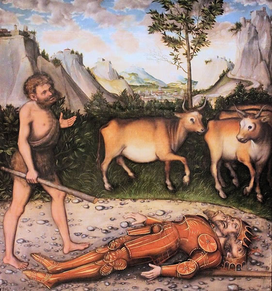 Hercules and the Cattle of Geryones by Lucas Cranach the Elder and workshop (1472–1553), Herzog Anton Ulrich-Museum, Lucas Cranach