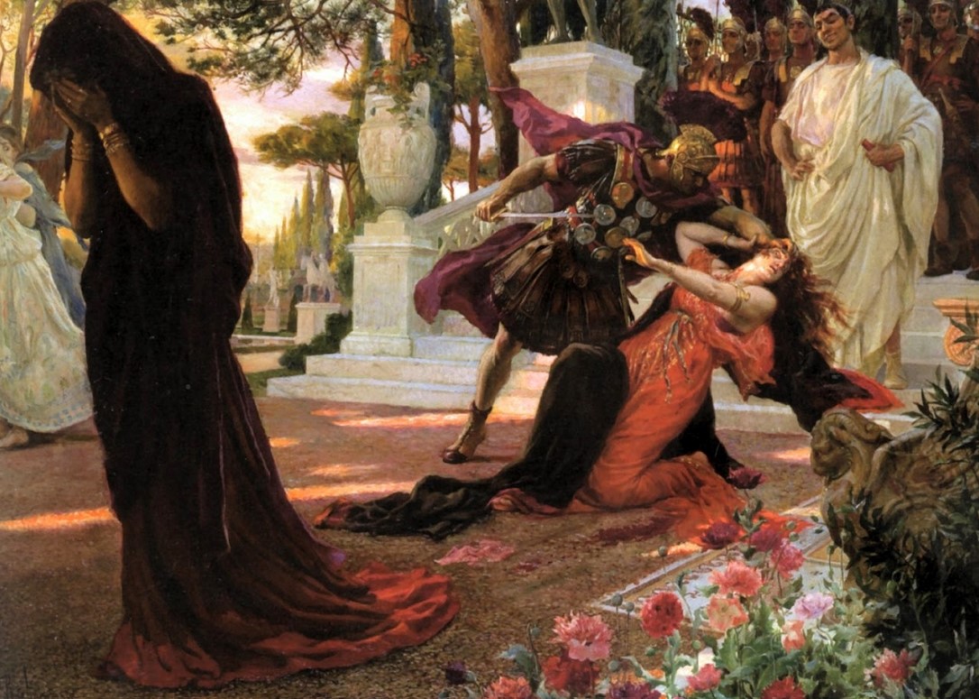 The Death of Messalina 1916 by Georges Antoine Rochegrosse