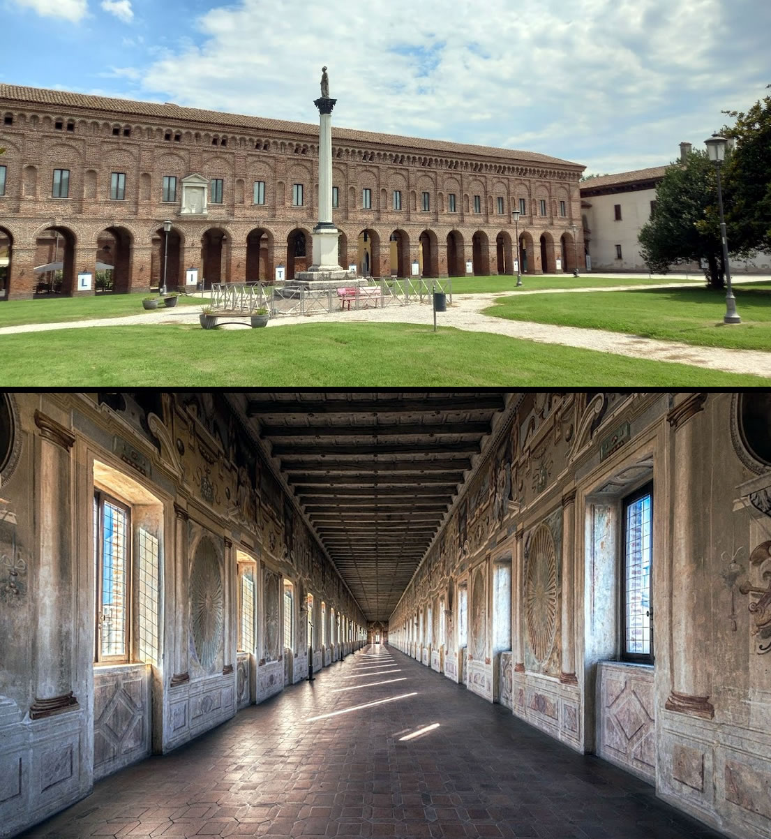 The 'Galleria degli Antichi' in Sabbioneta (Mantua, Italy)