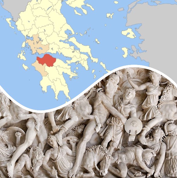 Map of Classical Achaea