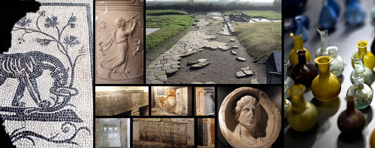 Archaeological finds found in Altino (Venice, Italy)