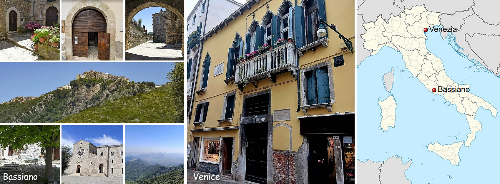 Bassiano, an ancient village along the Southern Via Francigena route - The first printing house of Aldus Manutius in Venice