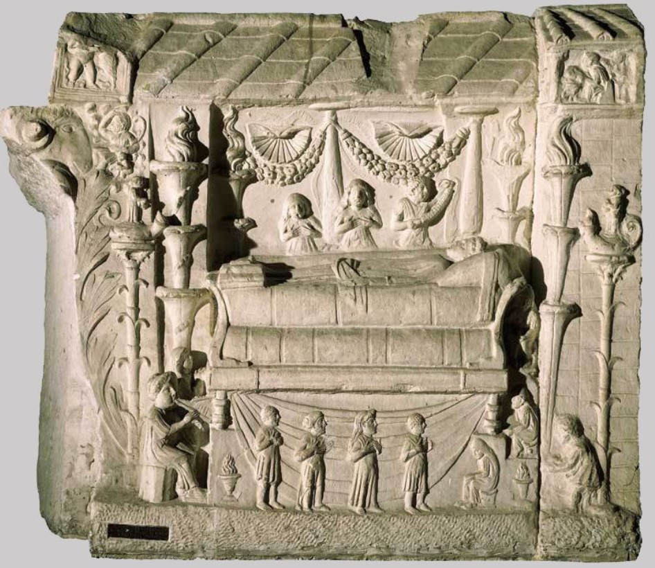 Collocatio relief from Tomb of the Haterii- Vatican Museum, Rome