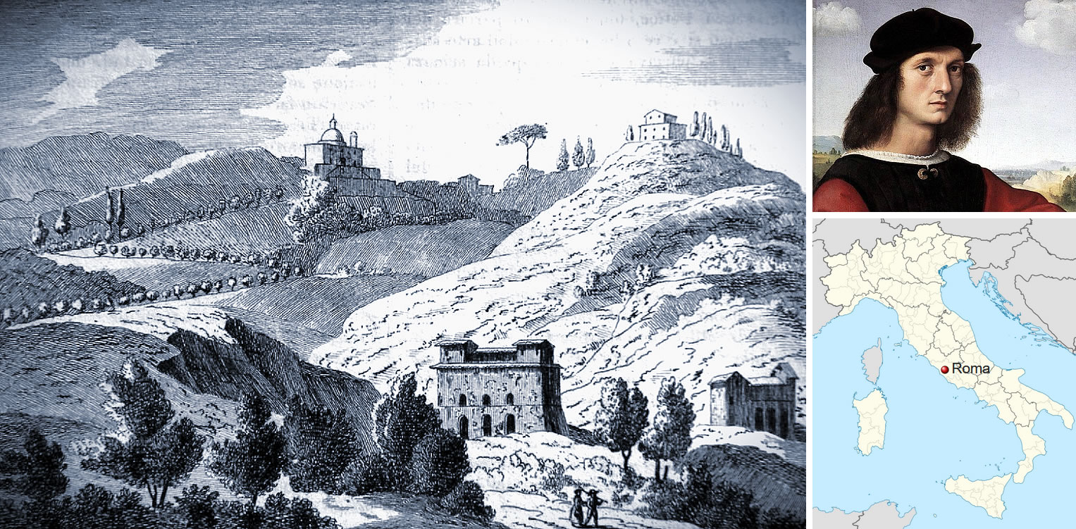 Monte Mario during XVII century - Raffello Sanzio (1483-1520)
